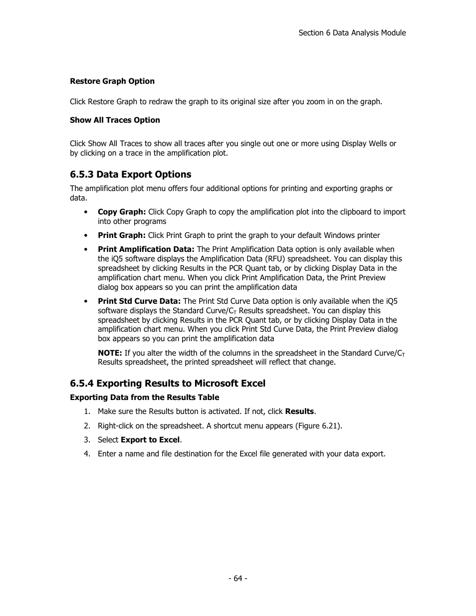 Bio-Rad iQ™5 Optical System Software, Version 2.1 User Manual | Page 73 / 152