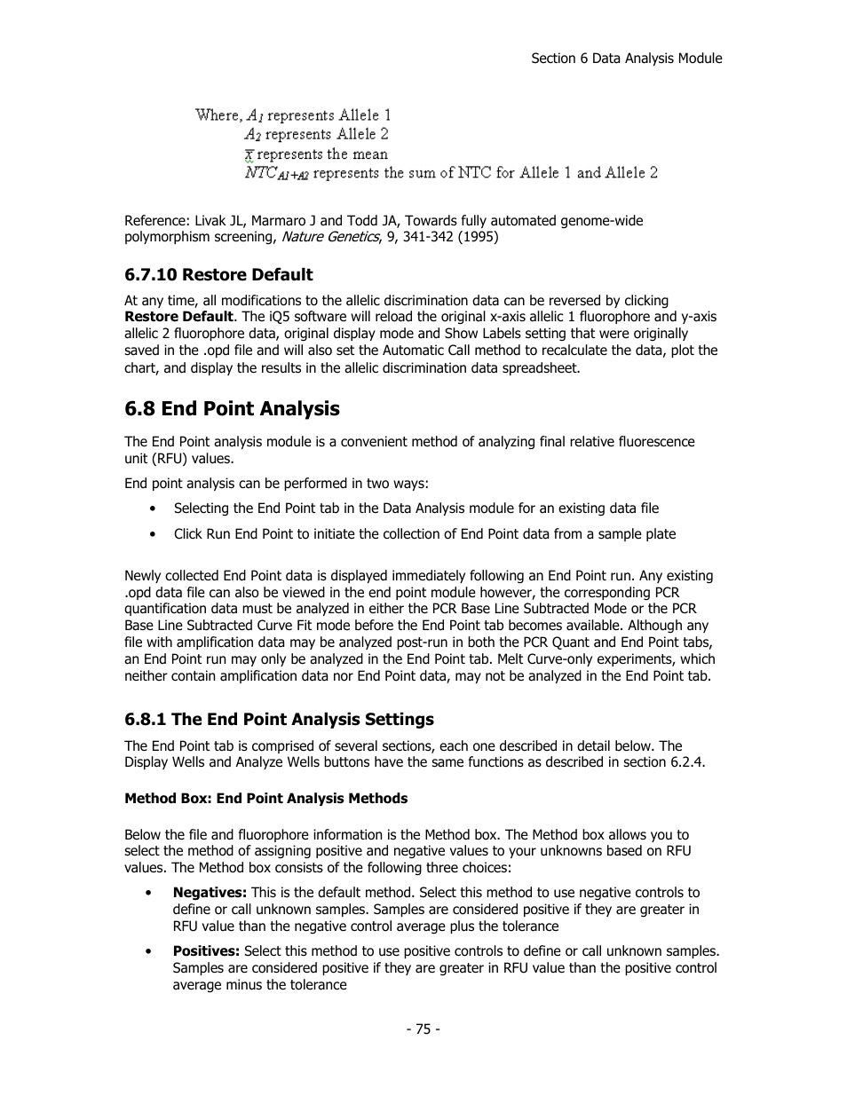8 end point analysis | Bio-Rad iQ™5 Optical System Software, Version 2.1 User Manual | Page 84 / 152