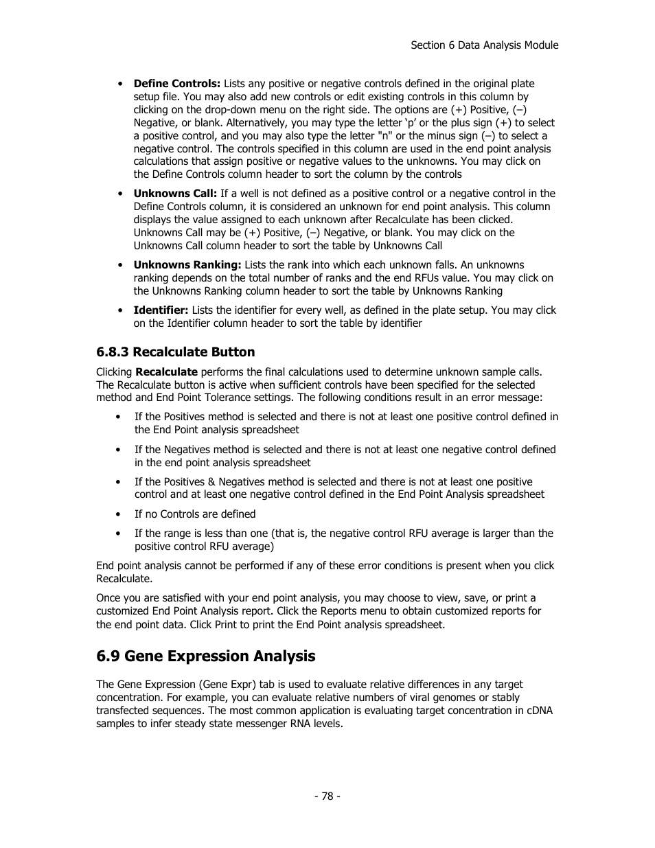 9 gene expression analysis | Bio-Rad iQ™5 Optical System Software, Version 2.1 User Manual | Page 87 / 152