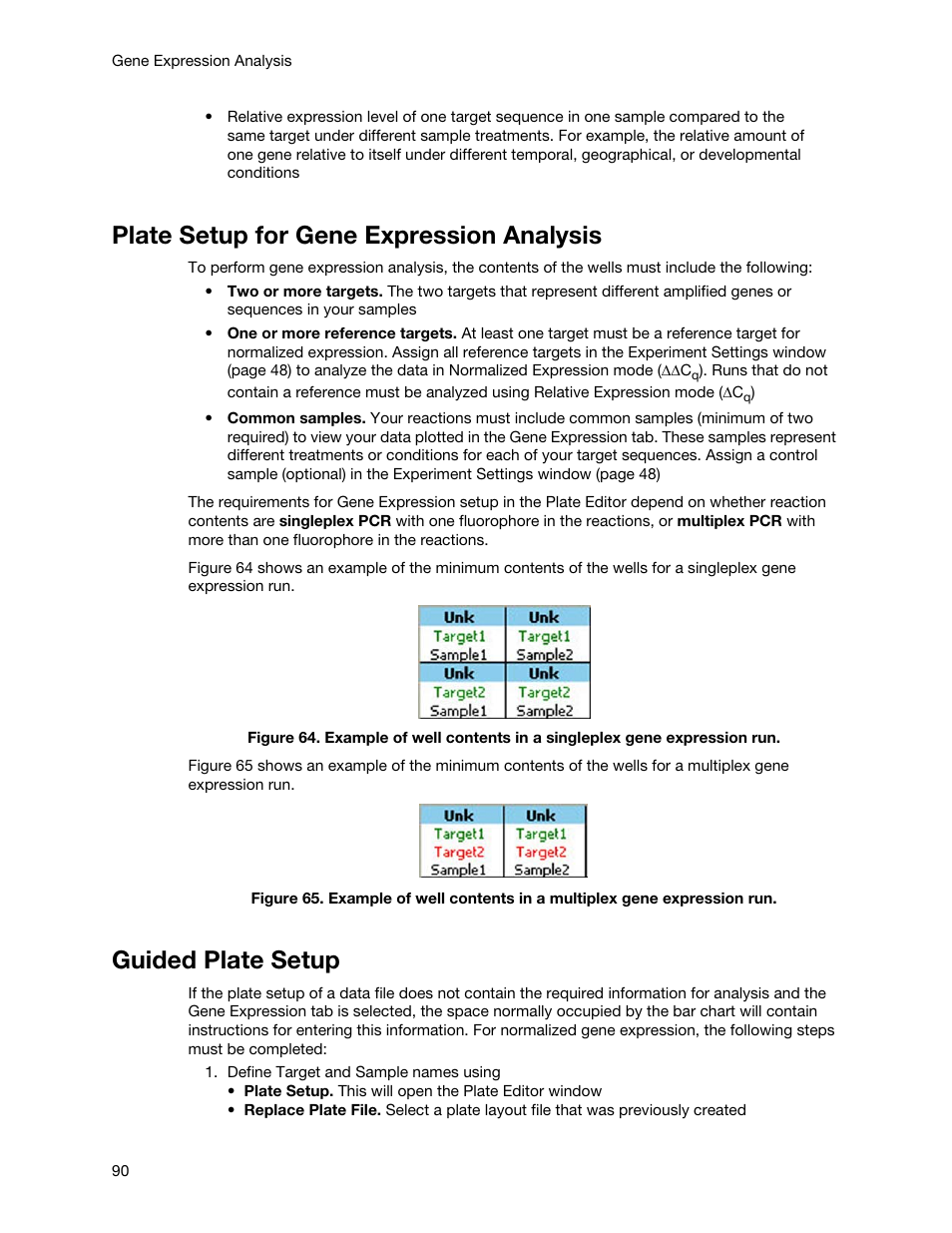 Plate setup for gene expression analysis, Guided plate setup | Bio-Rad Firmware & Software Updates User Manual | Page 101 / 148