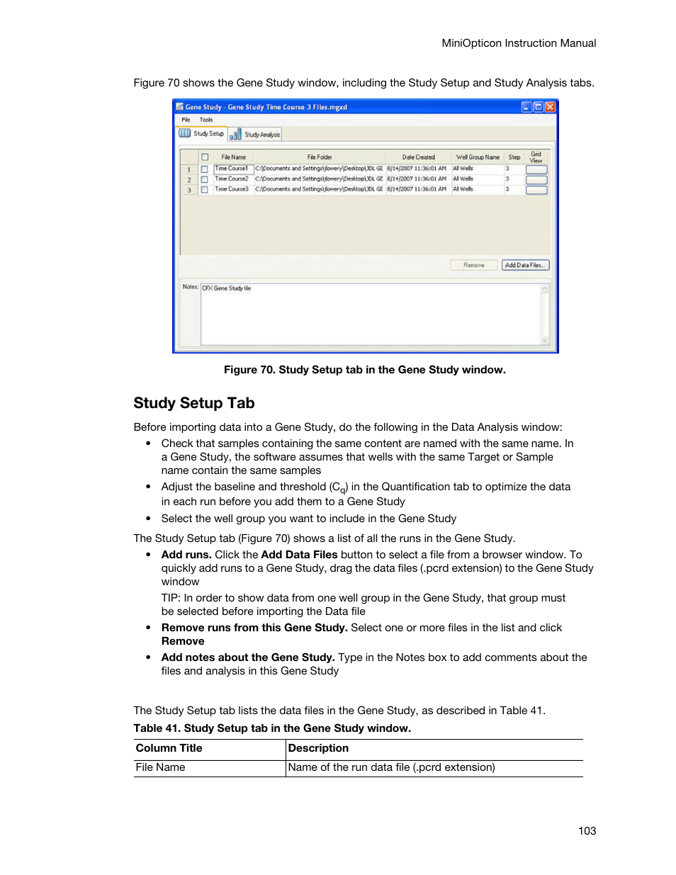 Study setup tab | Bio-Rad Firmware & Software Updates User Manual | Page 114 / 148