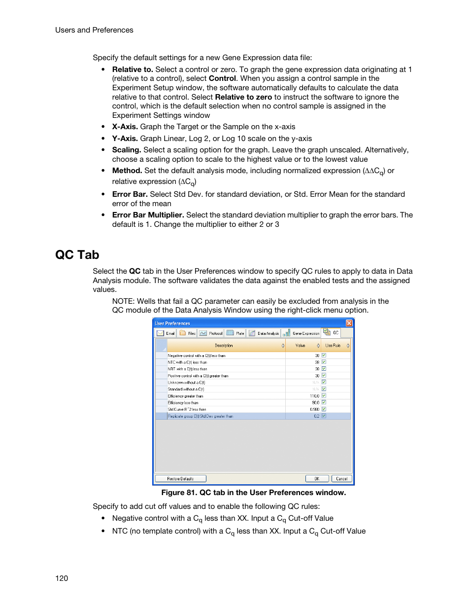 Qc tab | Bio-Rad Firmware & Software Updates User Manual | Page 131 / 148