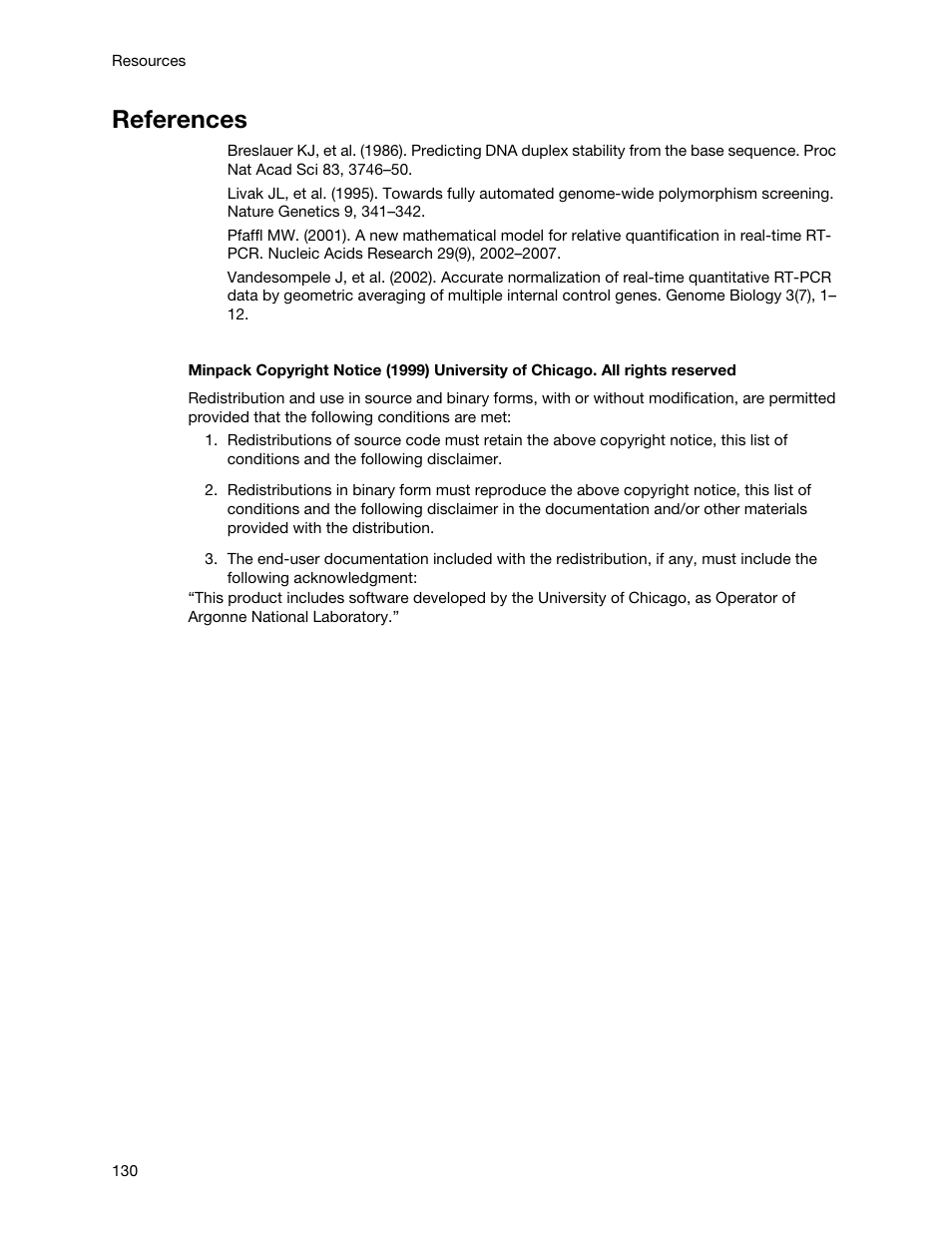 References | Bio-Rad Firmware & Software Updates User Manual | Page 141 / 148