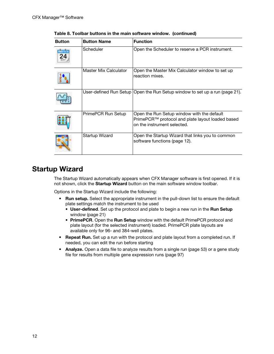 Startup wizard | Bio-Rad Firmware & Software Updates User Manual | Page 23 / 148