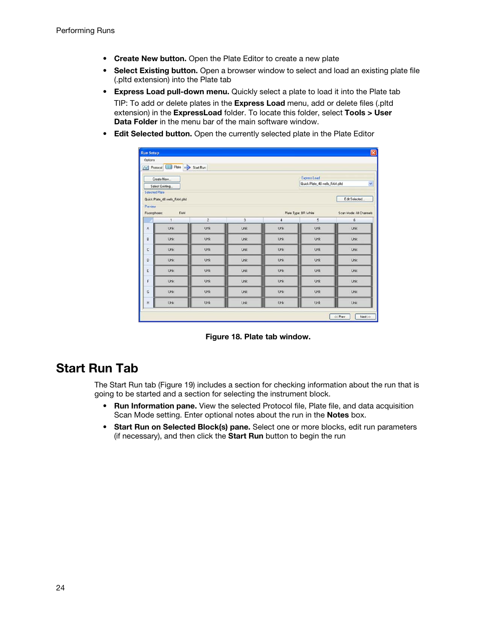 Start run tab | Bio-Rad Firmware & Software Updates User Manual | Page 35 / 148