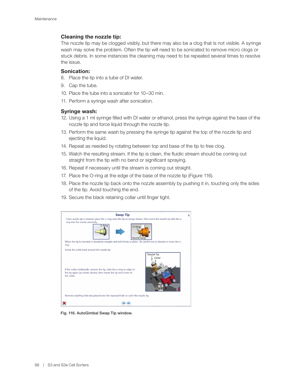 Bio-Rad S3™ Cell Sorter User Manual | Page 108 / 132