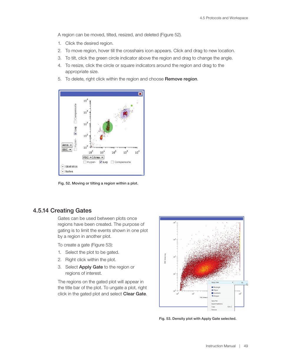 14 creating gates | Bio-Rad S3™ Cell Sorter User Manual | Page 59 / 132