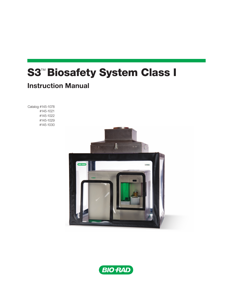 Bio-Rad S3™ Cell Sorter User Manual | 36 pages