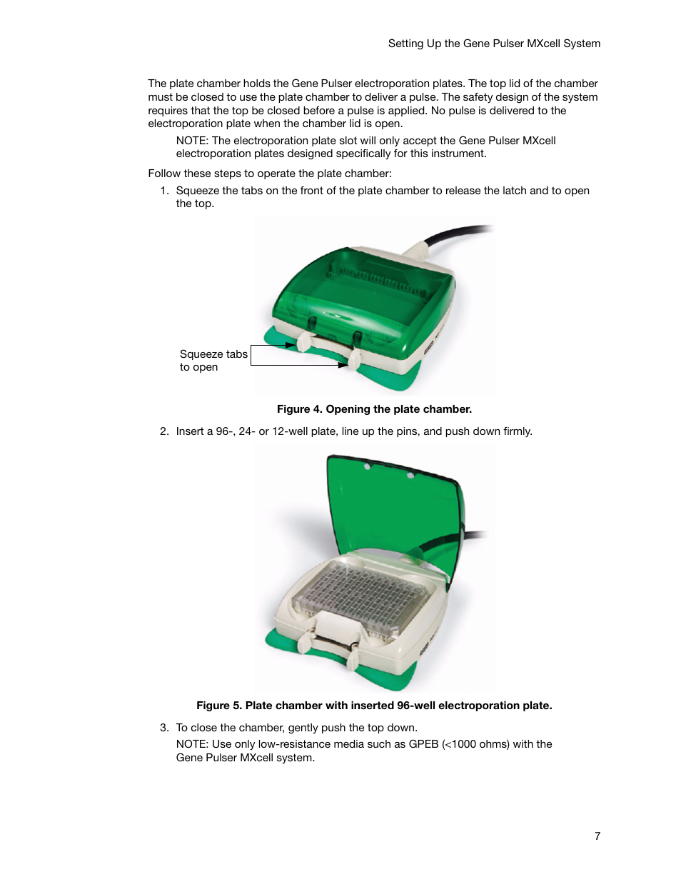 Bio-Rad Gene Pulser MXcell™ Electroporation System User Manual | Page 16 / 66