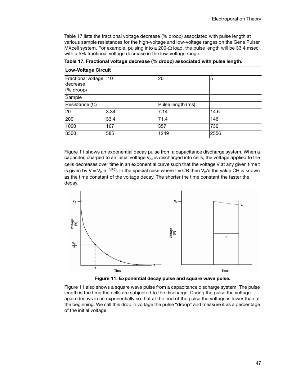 Bio-Rad Gene Pulser MXcell™ Electroporation System User Manual | Page 56 / 66
