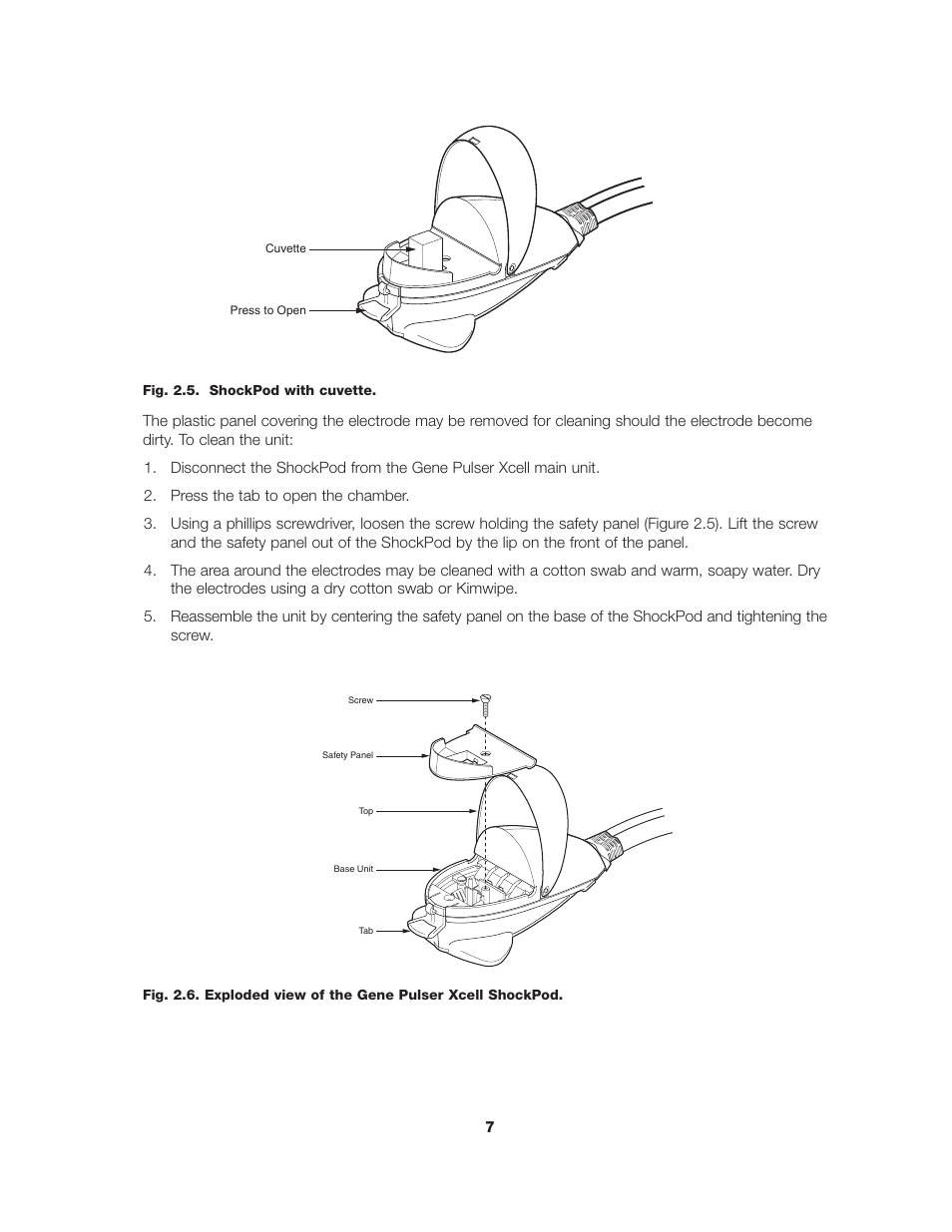 Bio-Rad Gene Pulser Xcell™ Electroporation Systems User Manual | Page 13 / 83