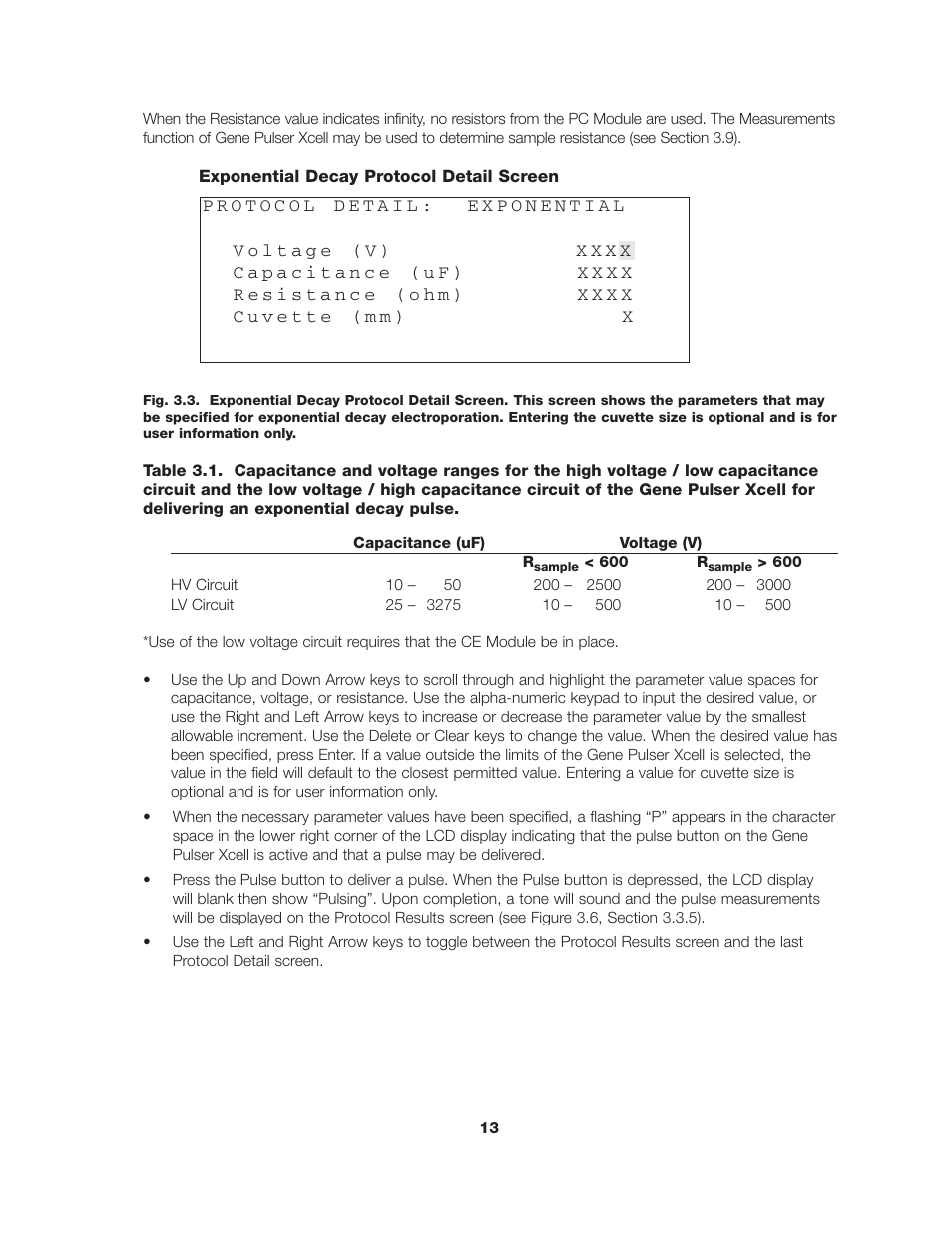 Bio-Rad Gene Pulser Xcell™ Electroporation Systems User Manual | Page 19 / 83