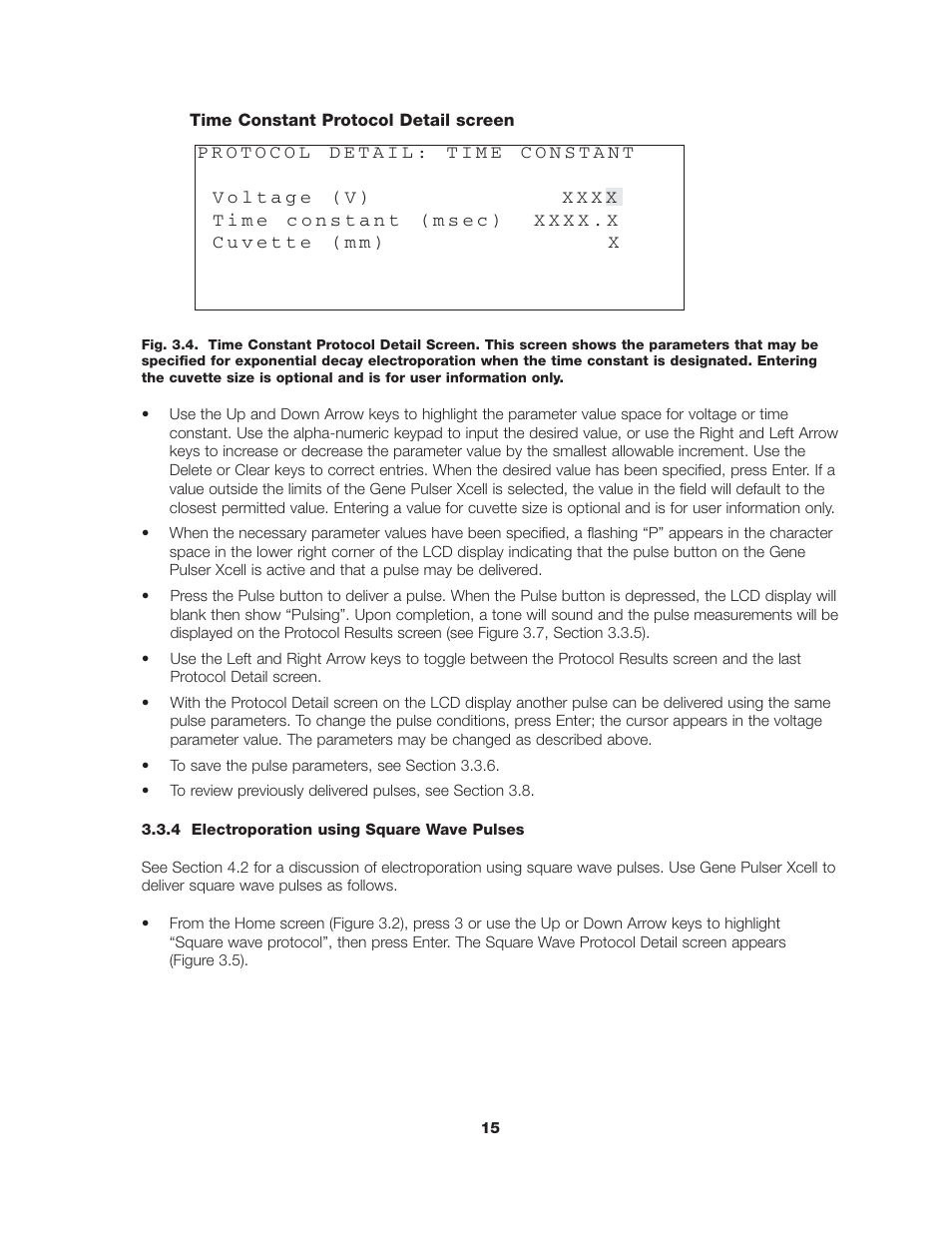 Bio-Rad Gene Pulser Xcell™ Electroporation Systems User Manual | Page 21 / 83