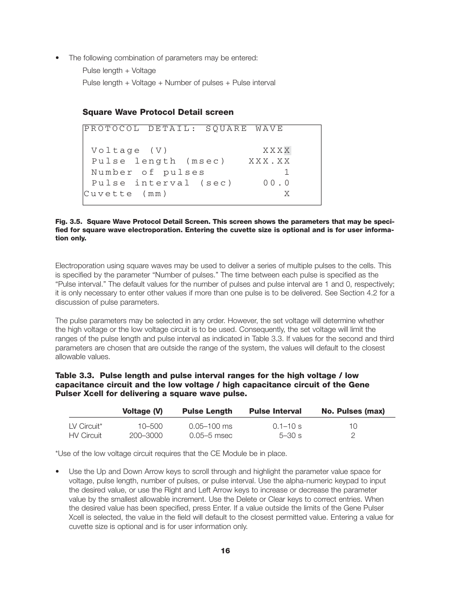 Bio-Rad Gene Pulser Xcell™ Electroporation Systems User Manual | Page 22 / 83
