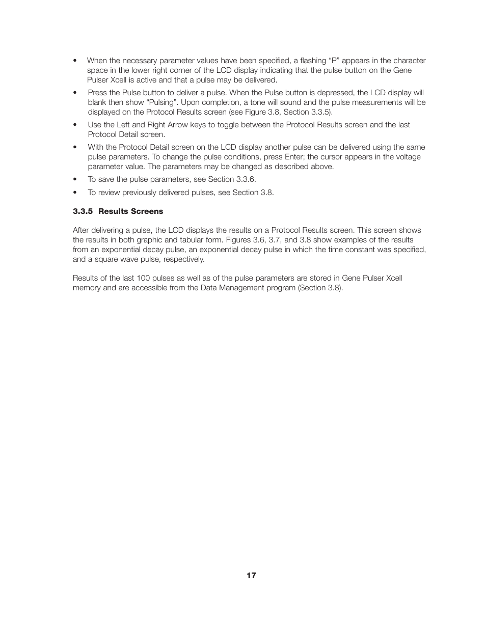 Bio-Rad Gene Pulser Xcell™ Electroporation Systems User Manual | Page 23 / 83