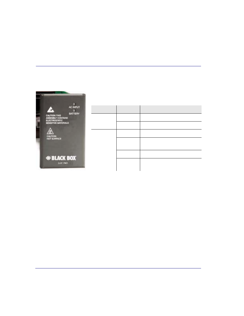Power supplies | Black Box COMPACT T1 User Manual | Page 36 / 42