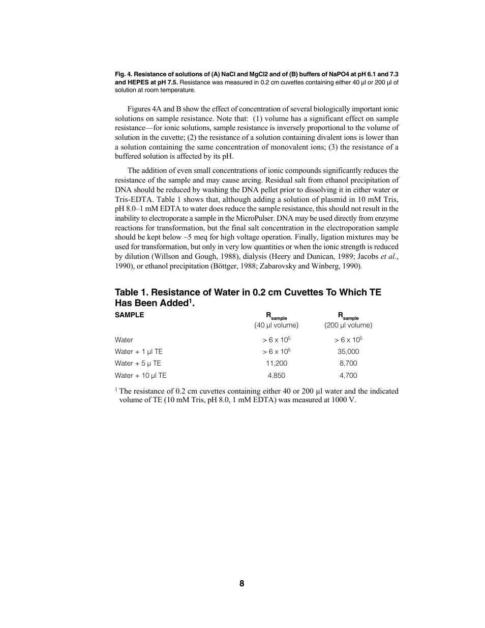 Bio-Rad MicroPulser™ Electroporator User Manual | Page 12 / 31