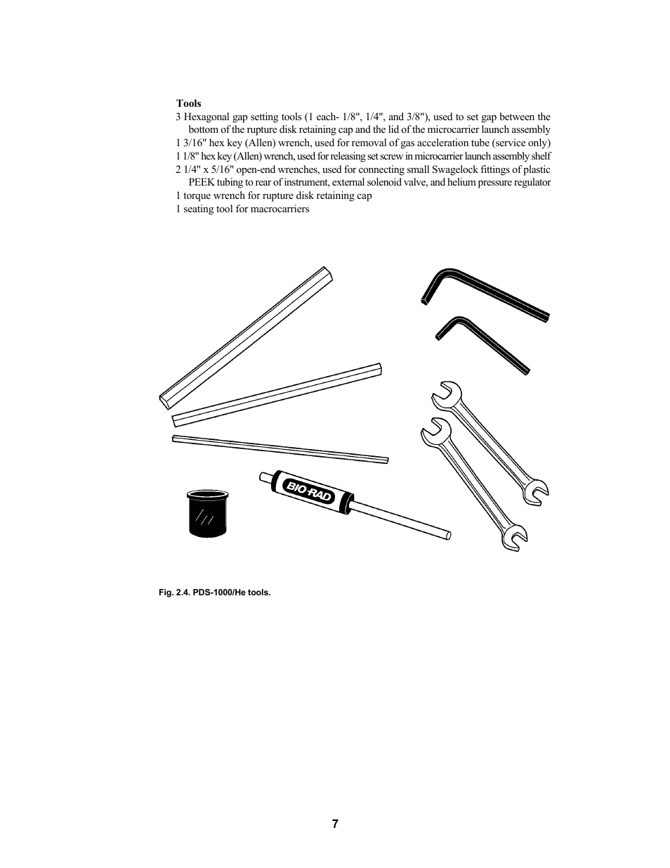 Bio-Rad PDS-1000 / He™ and Hepta™ Systems User Manual | Page 10 / 51