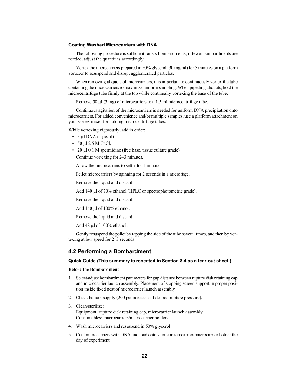 Bio-Rad PDS-1000 / He™ and Hepta™ Systems User Manual | Page 25 / 51