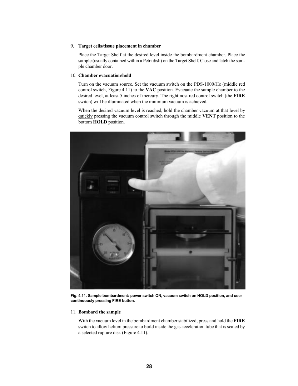 Bio-Rad PDS-1000 / He™ and Hepta™ Systems User Manual | Page 31 / 51