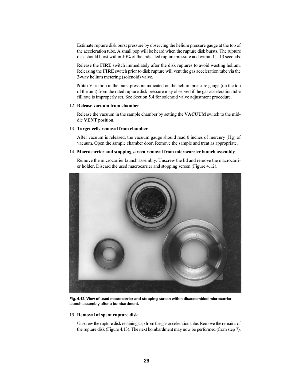 Bio-Rad PDS-1000 / He™ and Hepta™ Systems User Manual | Page 32 / 51