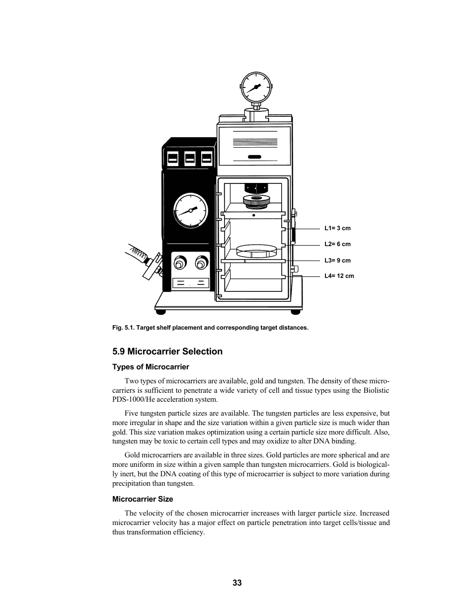 Bio-Rad PDS-1000 / He™ and Hepta™ Systems User Manual | Page 36 / 51