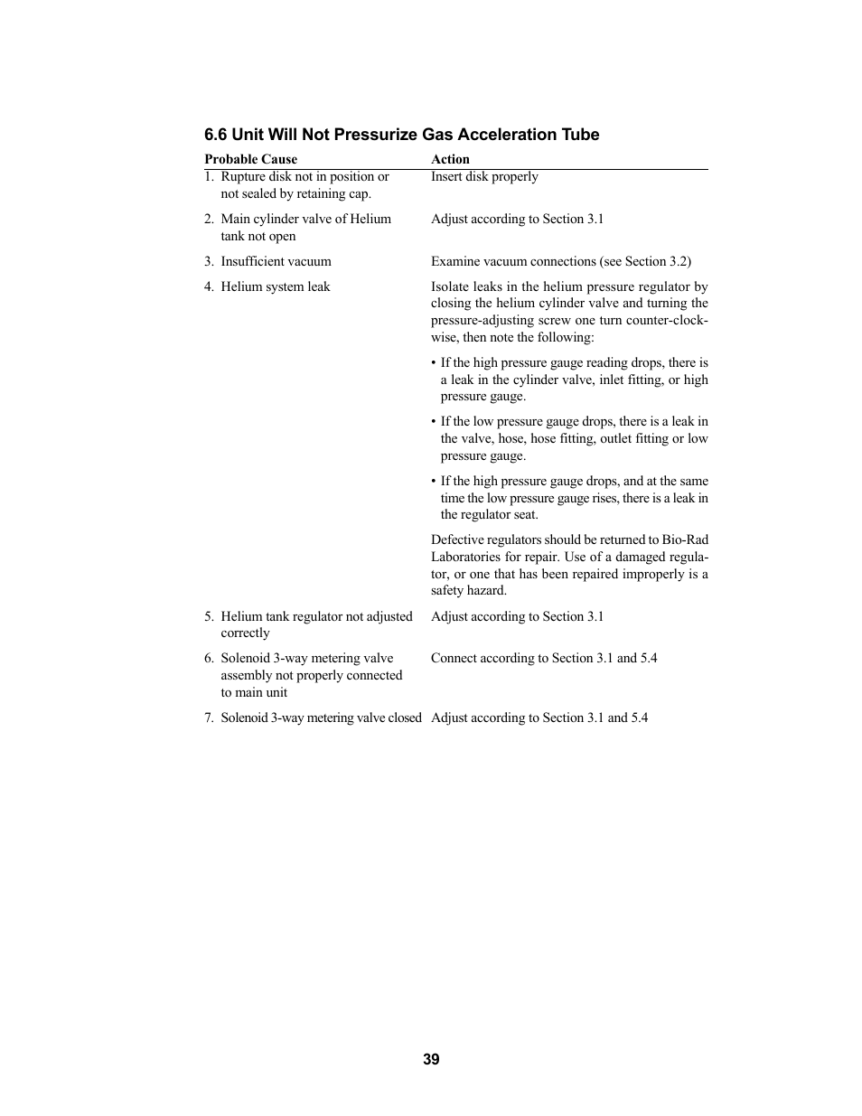 Bio-Rad PDS-1000 / He™ and Hepta™ Systems User Manual | Page 42 / 51