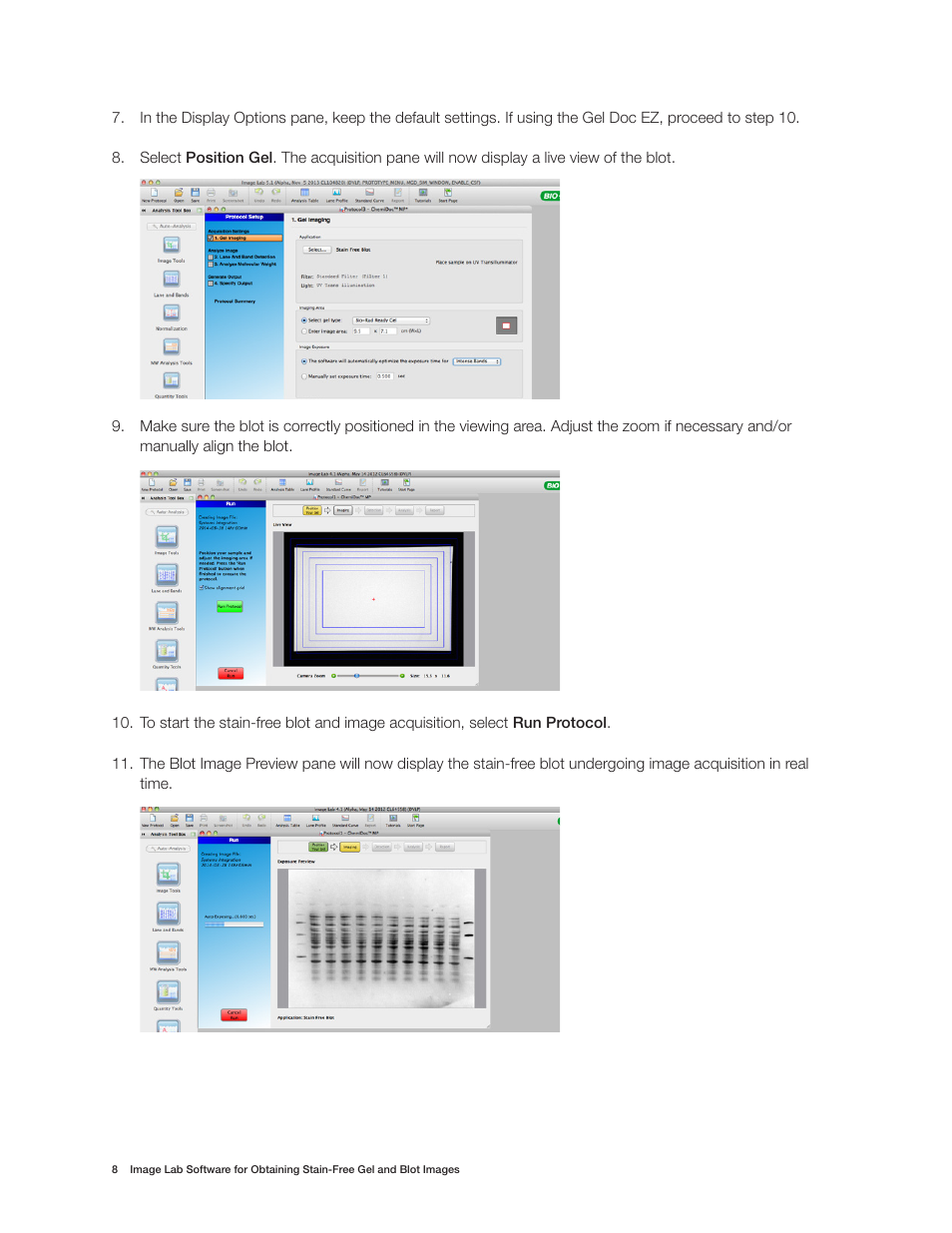 Bio-Rad Gel Doc™ EZ System User Manual | Page 12 / 16