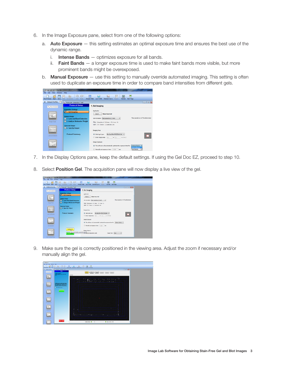 Bio-Rad Gel Doc™ EZ System User Manual | Page 7 / 16