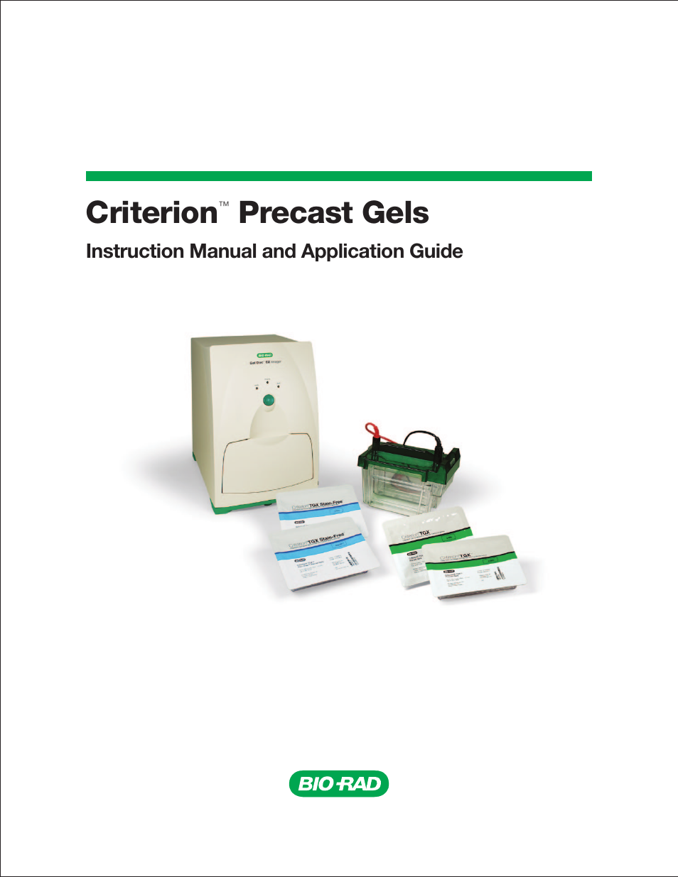 Bio-Rad Criterion™ TBE-Urea Precast Gels User Manual | 60 pages