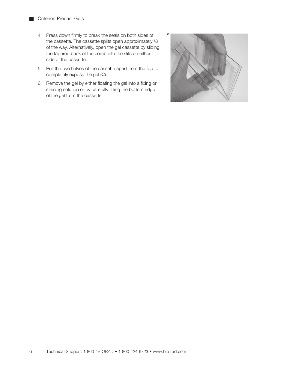 Bio-Rad Criterion™ TBE-Urea Precast Gels User Manual | Page 12 / 60