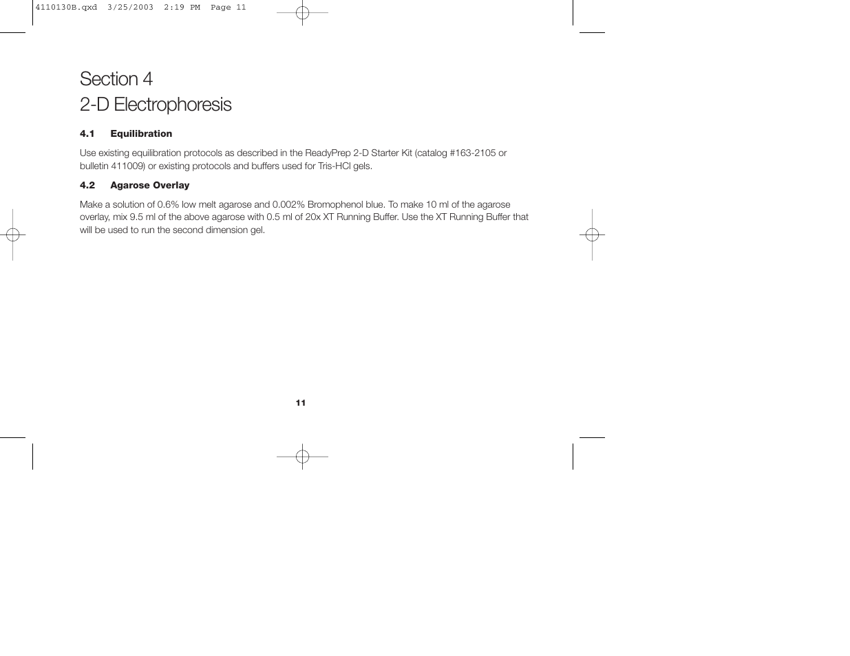 Bio-Rad Criterion™ XT Tris-Acetate Precast Gels User Manual | Page 14 / 26