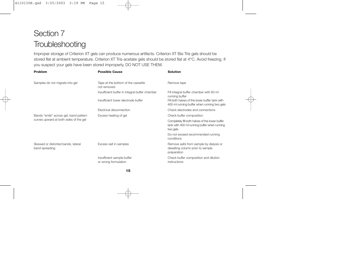 Bio-Rad Criterion™ XT Tris-Acetate Precast Gels User Manual | Page 18 / 26