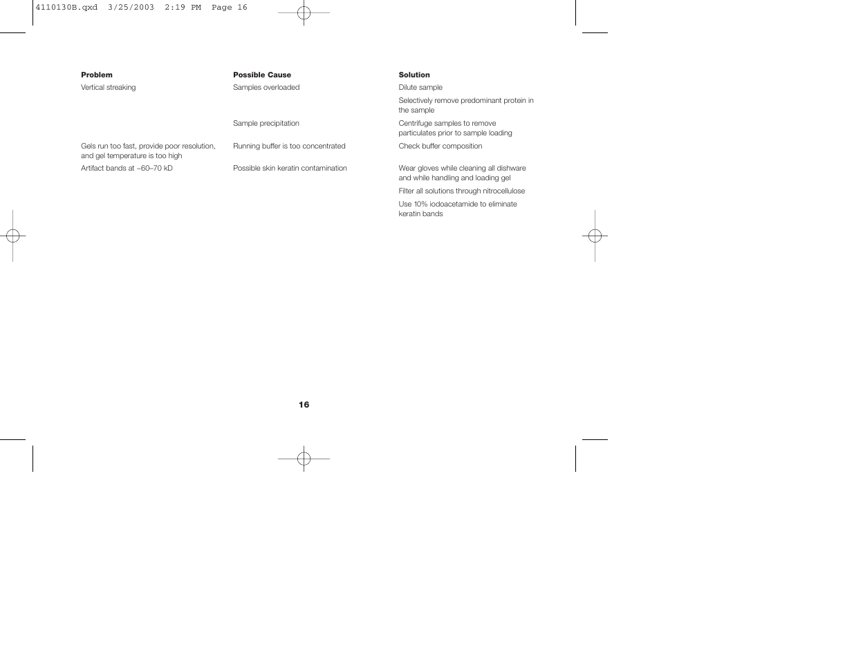 Bio-Rad Criterion™ XT Tris-Acetate Precast Gels User Manual | Page 19 / 26