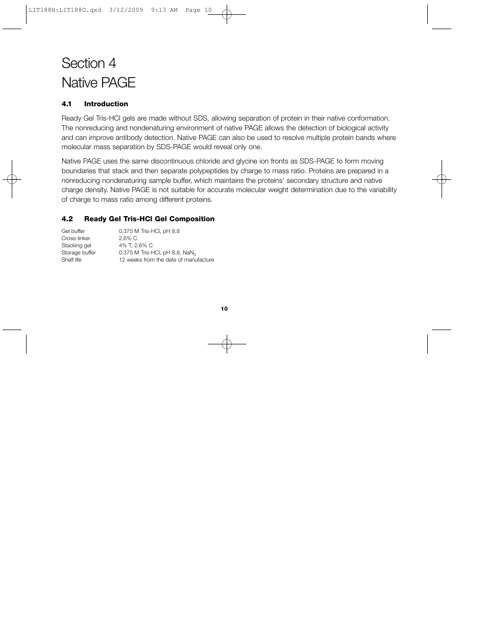 Bio-Rad Ready Gel Precast Gels for 2-D Electrophoresis User Manual | Page 15 / 46