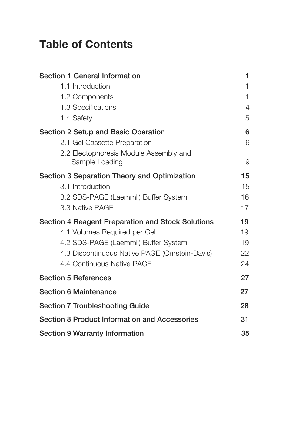 Bio-Rad Mini-PROTEAN® Tetra Cell User Manual | Page 3 / 44