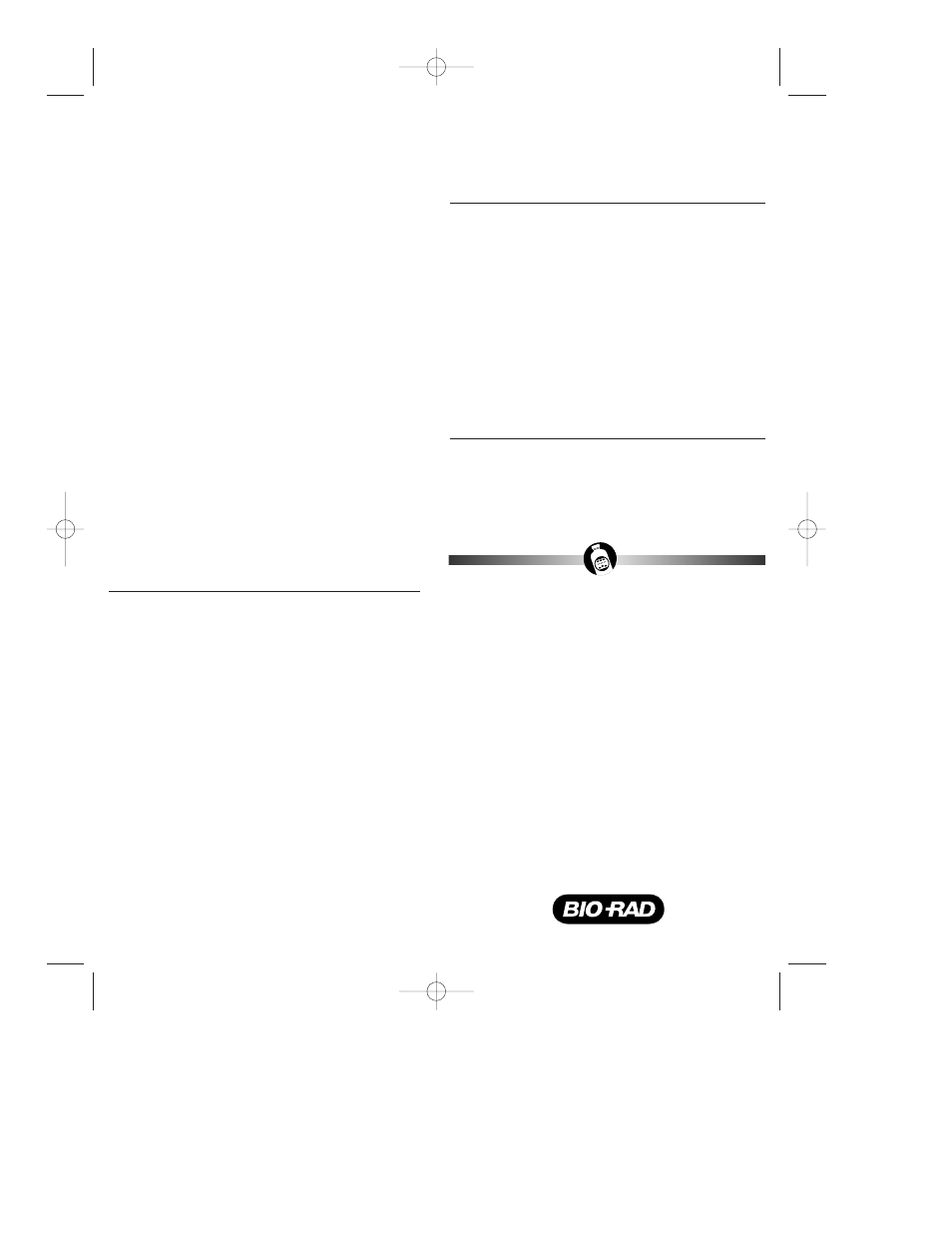 Bio-Rad Unstained SDS-PAGE Standards User Manual | 3 pages