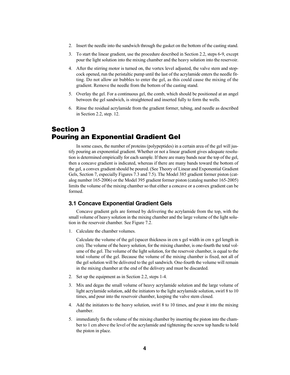 Bio-Rad PROTEAN® Plus Hinged Spacer Plates and Combs User Manual | Page 6 / 21