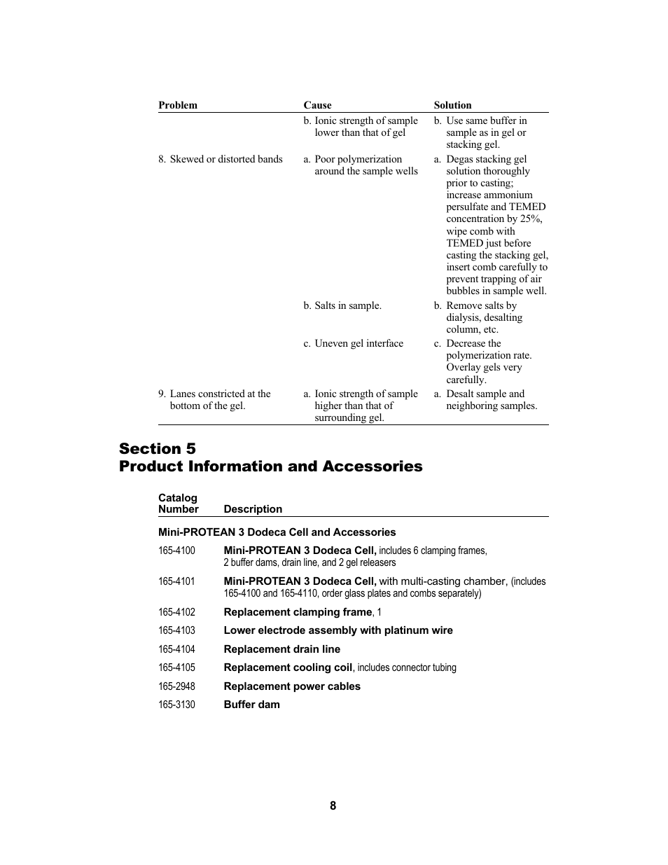 Bio-Rad Mini-PROTEAN® 3 Dodeca™ Cell User Manual | Page 10 / 14