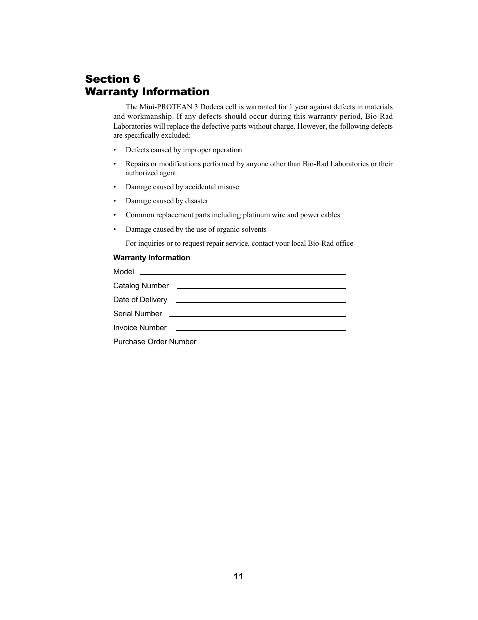 Bio-Rad Mini-PROTEAN® 3 Dodeca™ Cell User Manual | Page 13 / 14