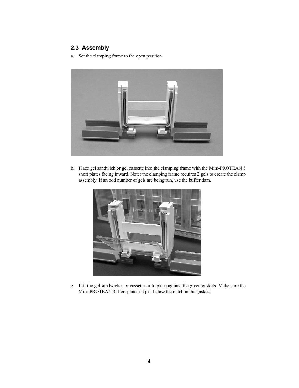 Bio-Rad Mini-PROTEAN® 3 Dodeca™ Cell User Manual | Page 6 / 14