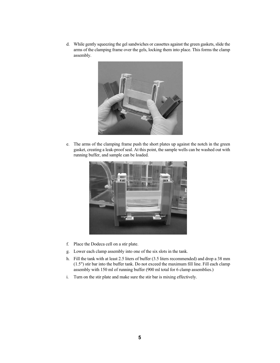 Bio-Rad Mini-PROTEAN® 3 Dodeca™ Cell User Manual | Page 7 / 14