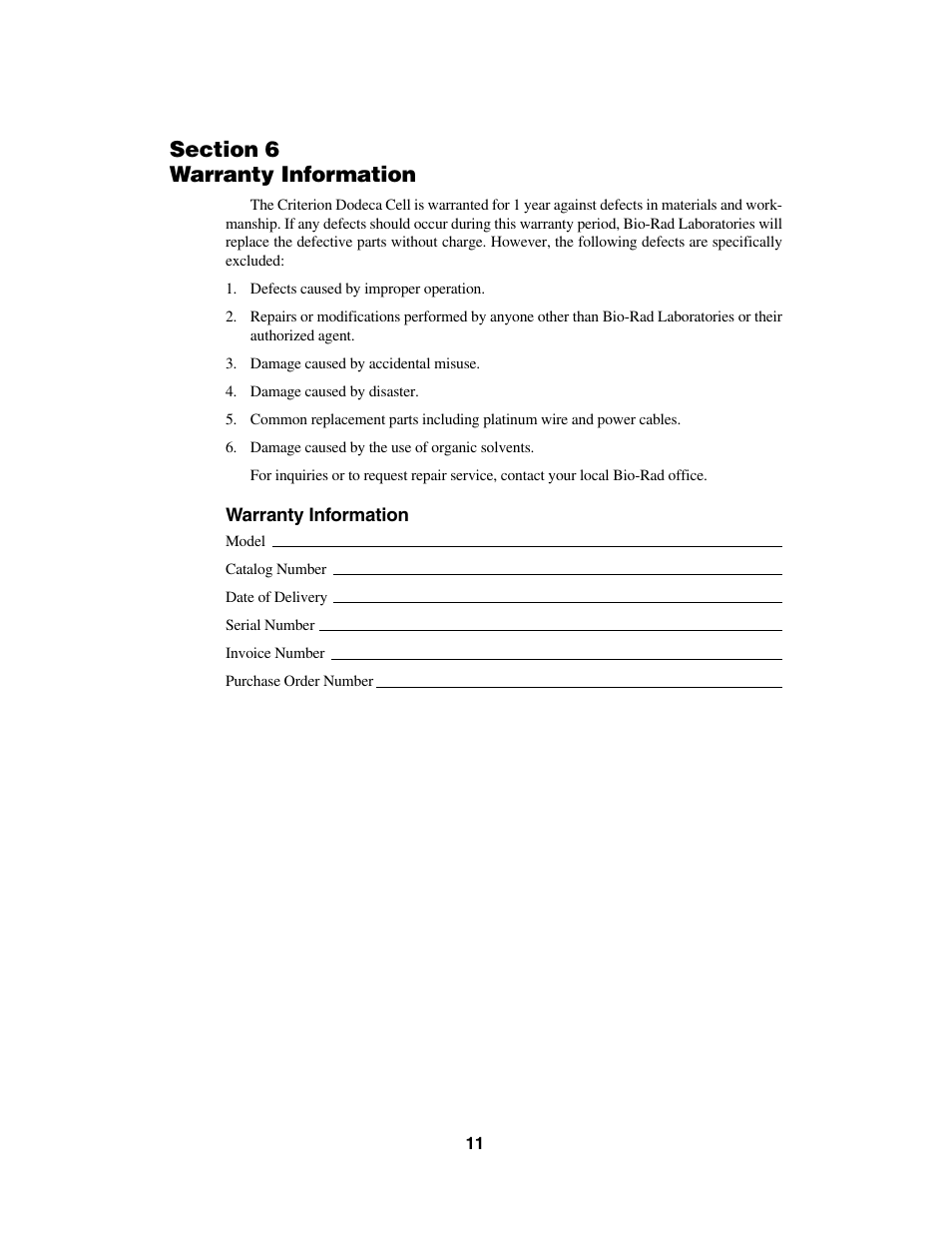 Bio-Rad Criterion Dodeca Cell User Manual | Page 13 / 14