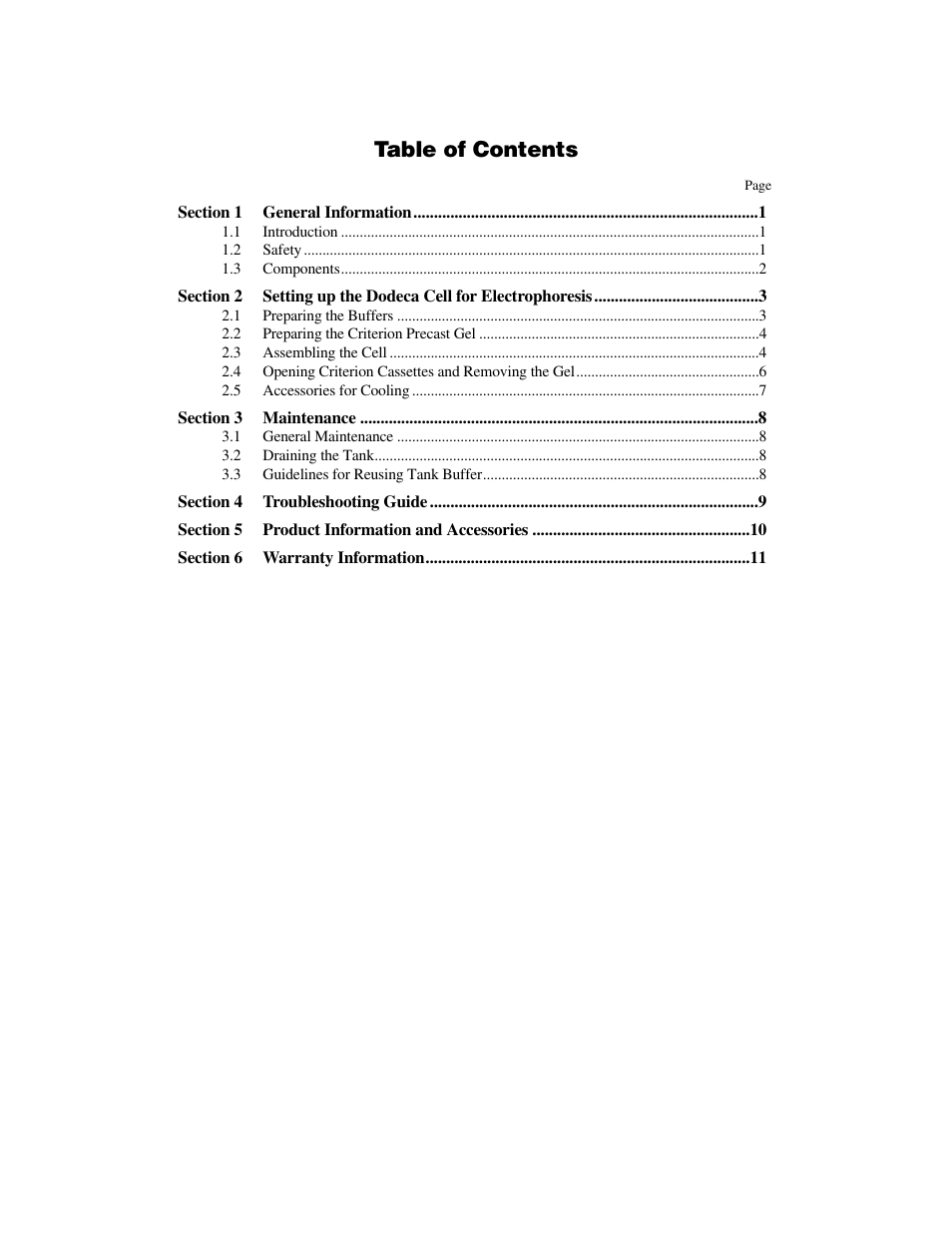 Bio-Rad Criterion Dodeca Cell User Manual | Page 2 / 14