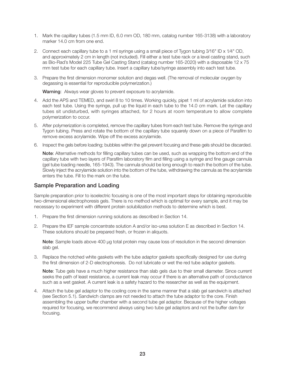 Bio-Rad PROTEAN II XL Cell User Manual | Page 29 / 52