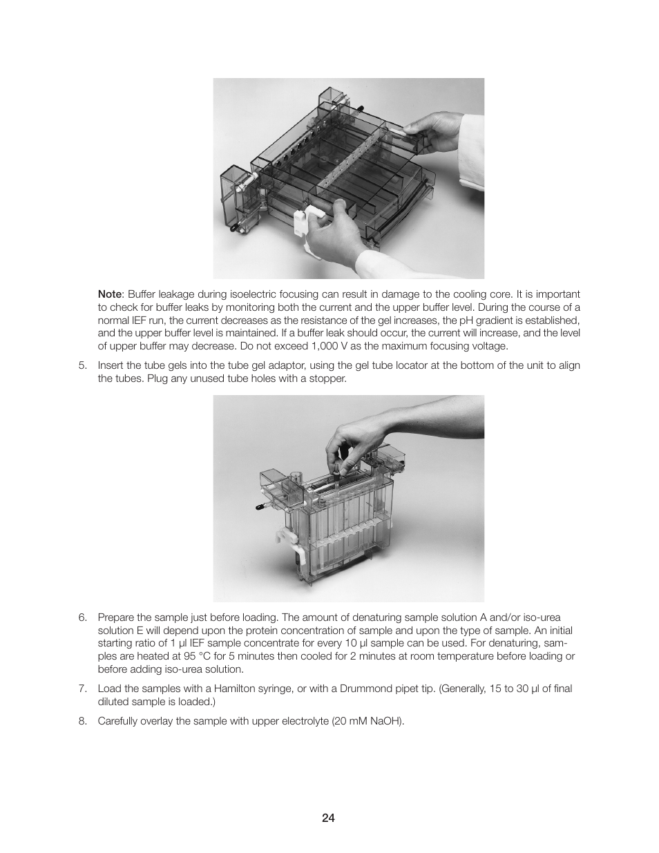 Bio-Rad PROTEAN II XL Cell User Manual | Page 30 / 52