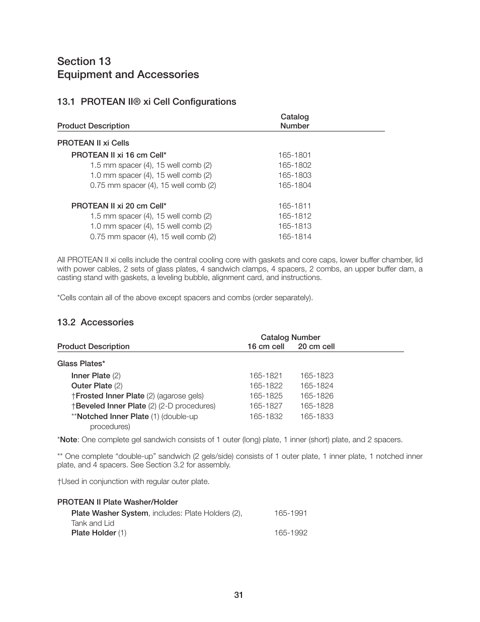 Bio-Rad PROTEAN II XL Cell User Manual | Page 37 / 52