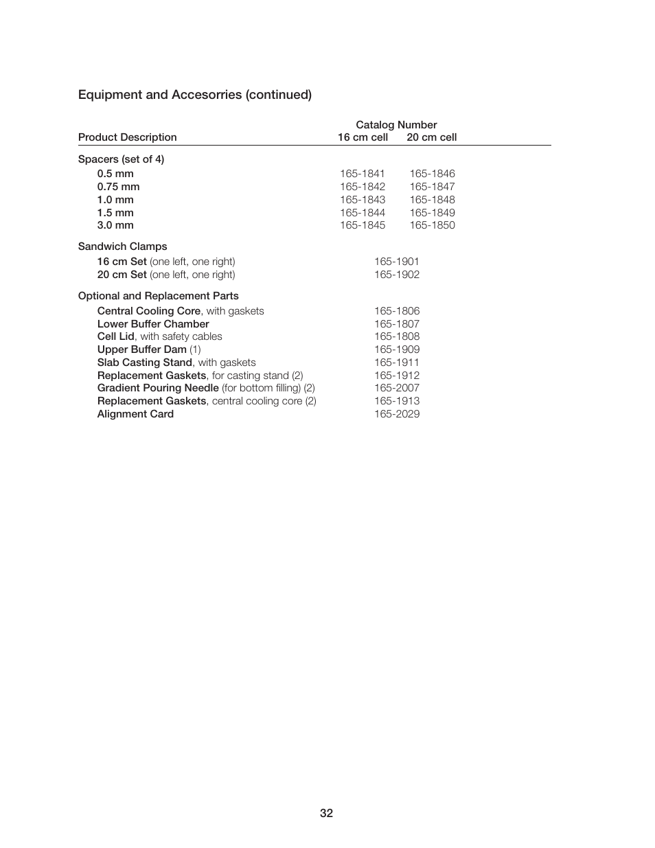 Bio-Rad PROTEAN II XL Cell User Manual | Page 38 / 52