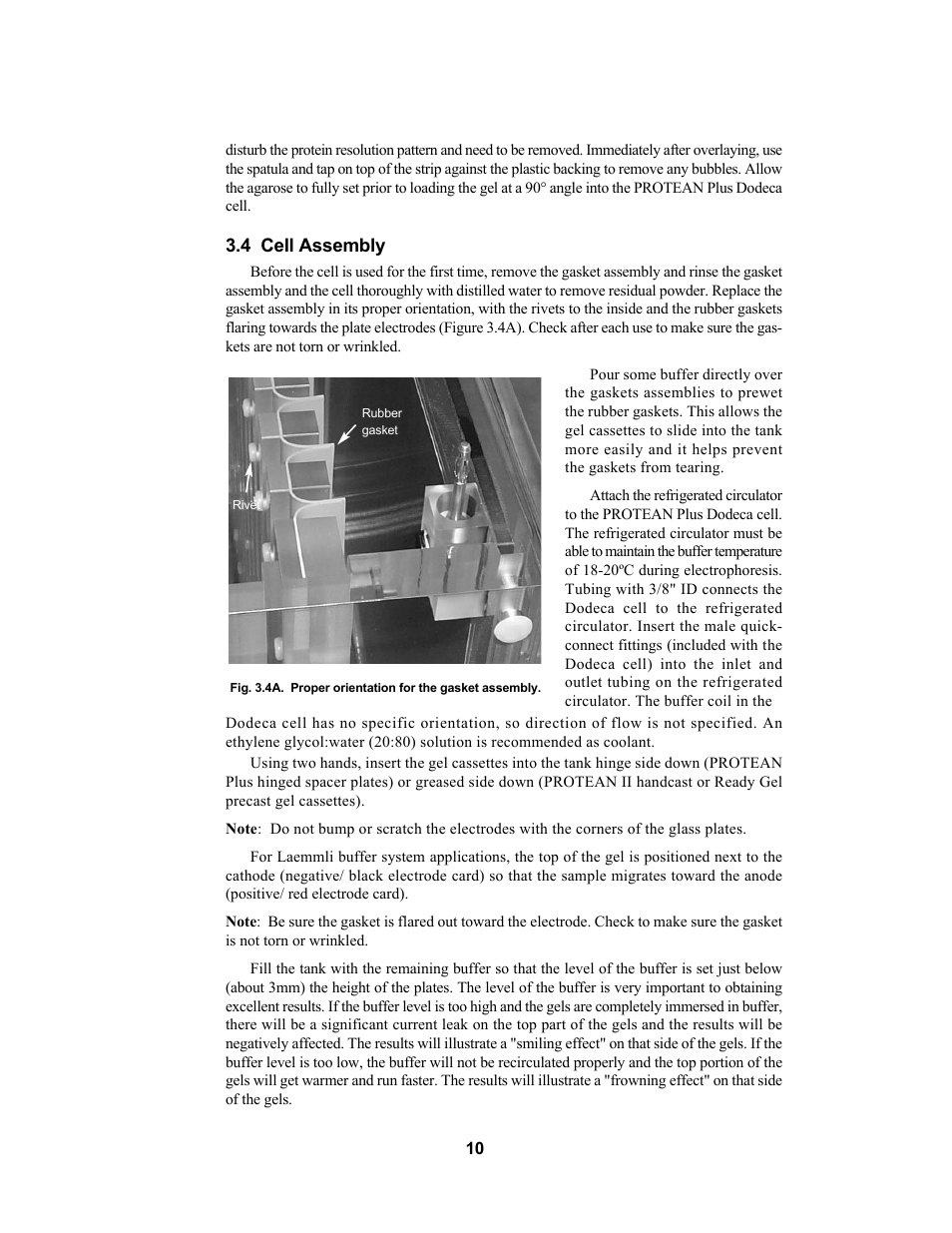 Bio-Rad PROTEAN Plus Dodeca Cell User Manual | Page 12 / 20