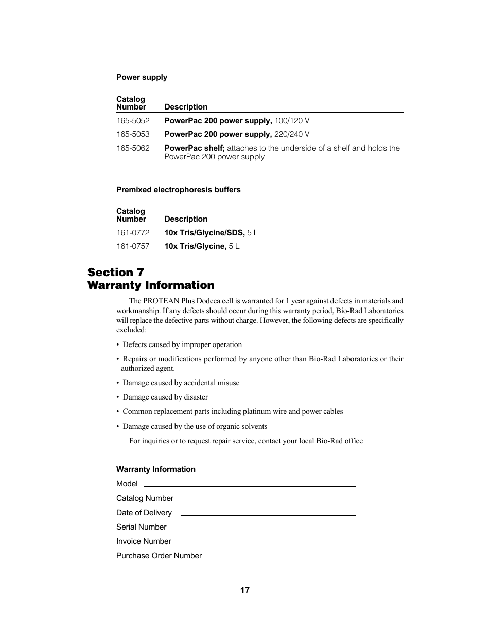 Bio-Rad PROTEAN Plus Dodeca Cell User Manual | Page 19 / 20